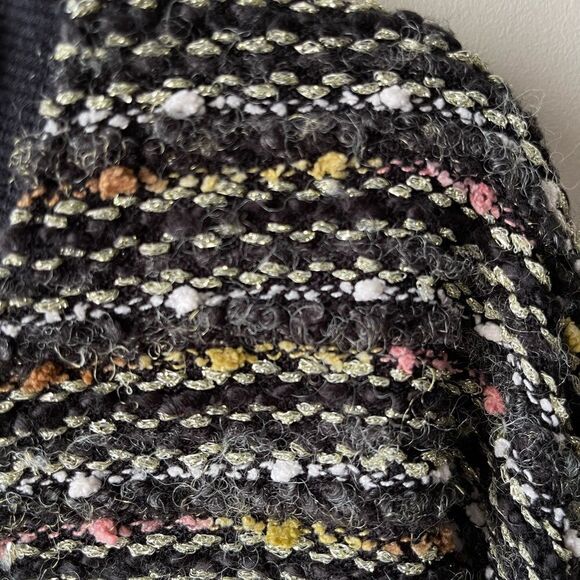 Sanctuary Black and Multicolor V-Neck Sweater - Picture 7 of 9